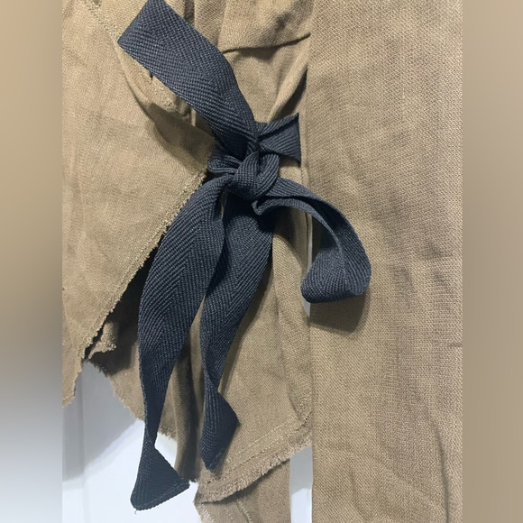 NWT ZARA LINEN JACKET SZ XS - Picture 3 of 6